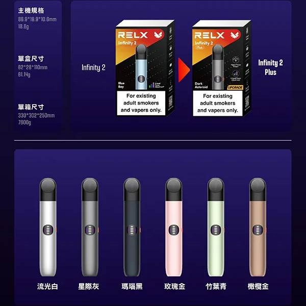 Relx電子煙悅刻6代主機煙桿 （ 通用Relx5、6代煙彈）正品現貨